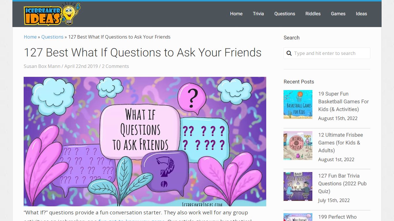 127 Best What If Questions to Ask Your Friends - IcebreakerIdeas